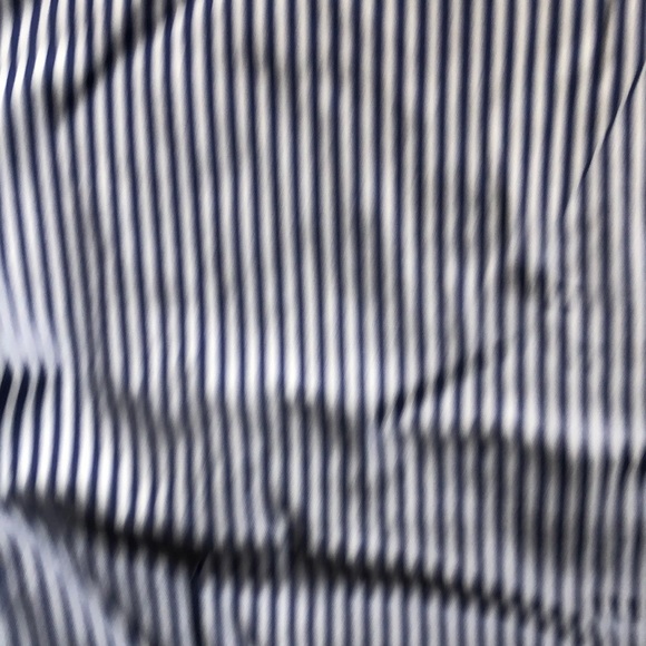 Belle Sky Blue and White Striped Blouse - Picture 3 of 9